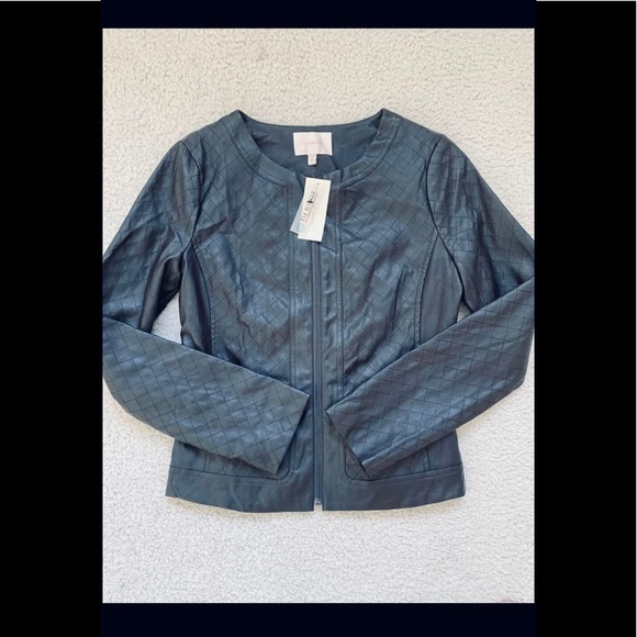 Skies are Blue black faux leather jacket - Picture 1 of 3